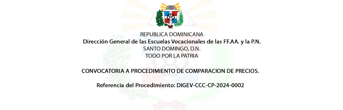 Referencia del Procedimiento: DIGEV-CCC-CP-2024-0002