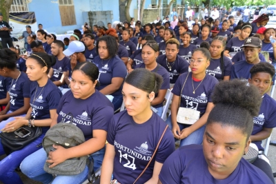 DIGEV y el Gabinete de Política Social aperturan otro centro de capacitación “Oportunidad 14-24” en San Cristóbal